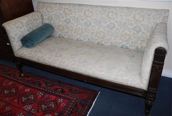 A George IV rosewood sofa, W.184cm